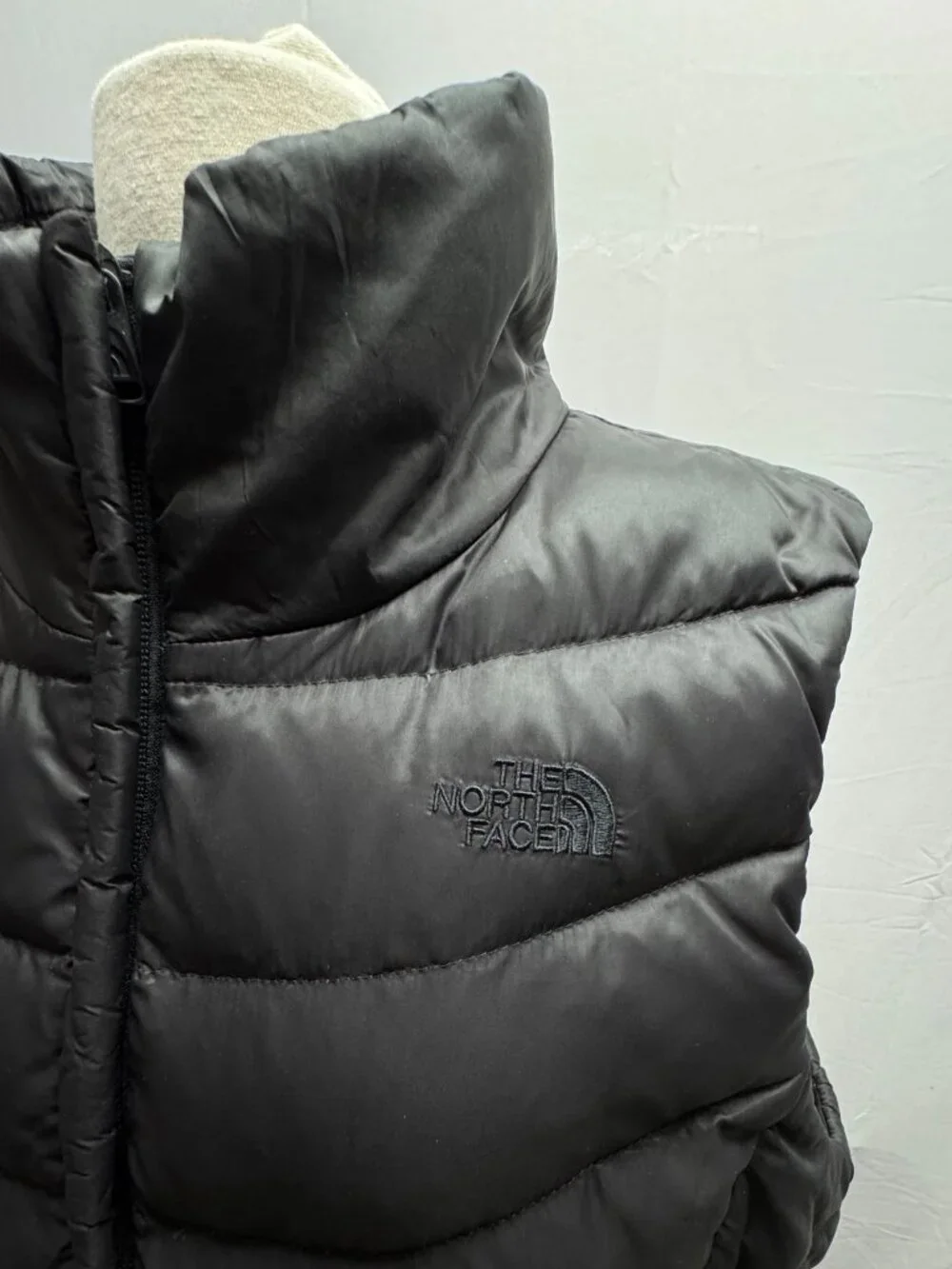 The North Face Vest Womens XL Black 550 Down Puffer Full Zip Insulated NF0A3JRN
